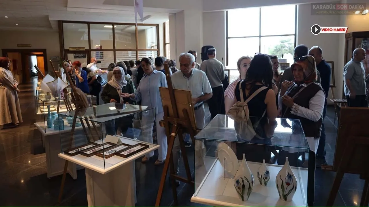 27. ALTIN SAFRAN FESTİVALİ’NDE ANLAMLI ÇİNİ SERGİSİ AÇILDI