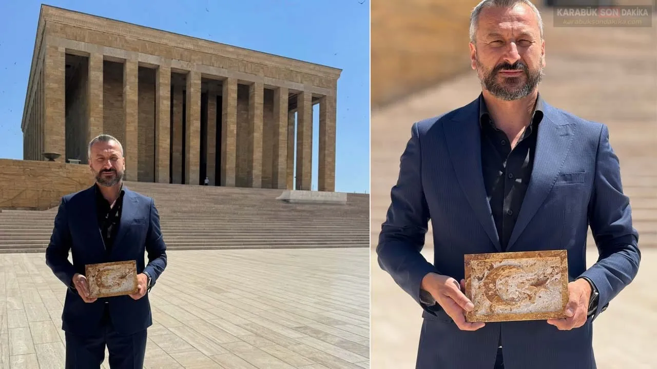ANITKABİR’DE ESKİPAZAR İMZASI! SARI TRAVERTEN TÜRKİYE’YE TANITILACAK