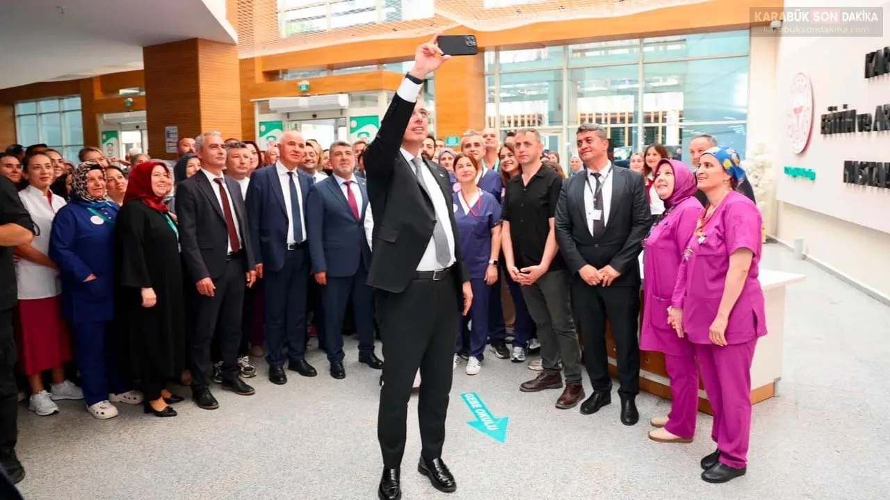 BAKAN MEMİŞOĞLU KARABÜK EĞİTİM VE ARAŞTIRMA HASTANESİ’NDE İNCELEMELERDE BULUNDU