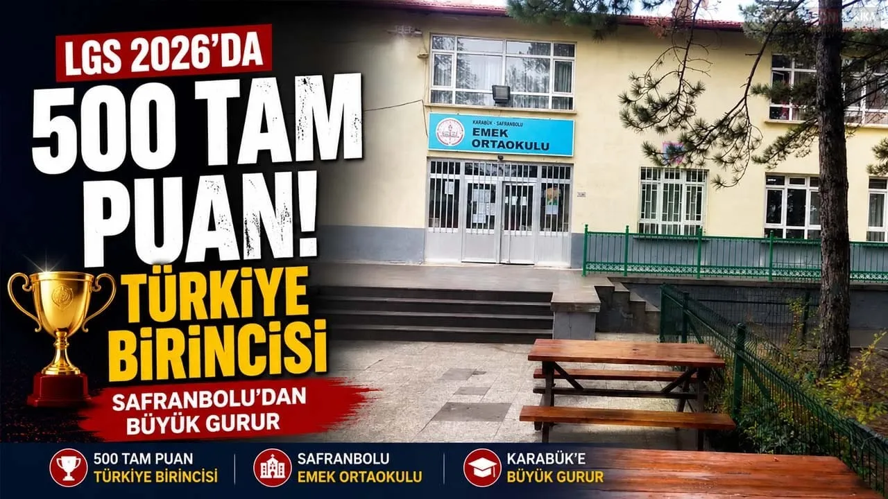 KARABÜK’TEN TÜRKİYE BİRİNCİLİĞİ! HASAN NURİ ŞİMŞEK TAM PUAN ALDI