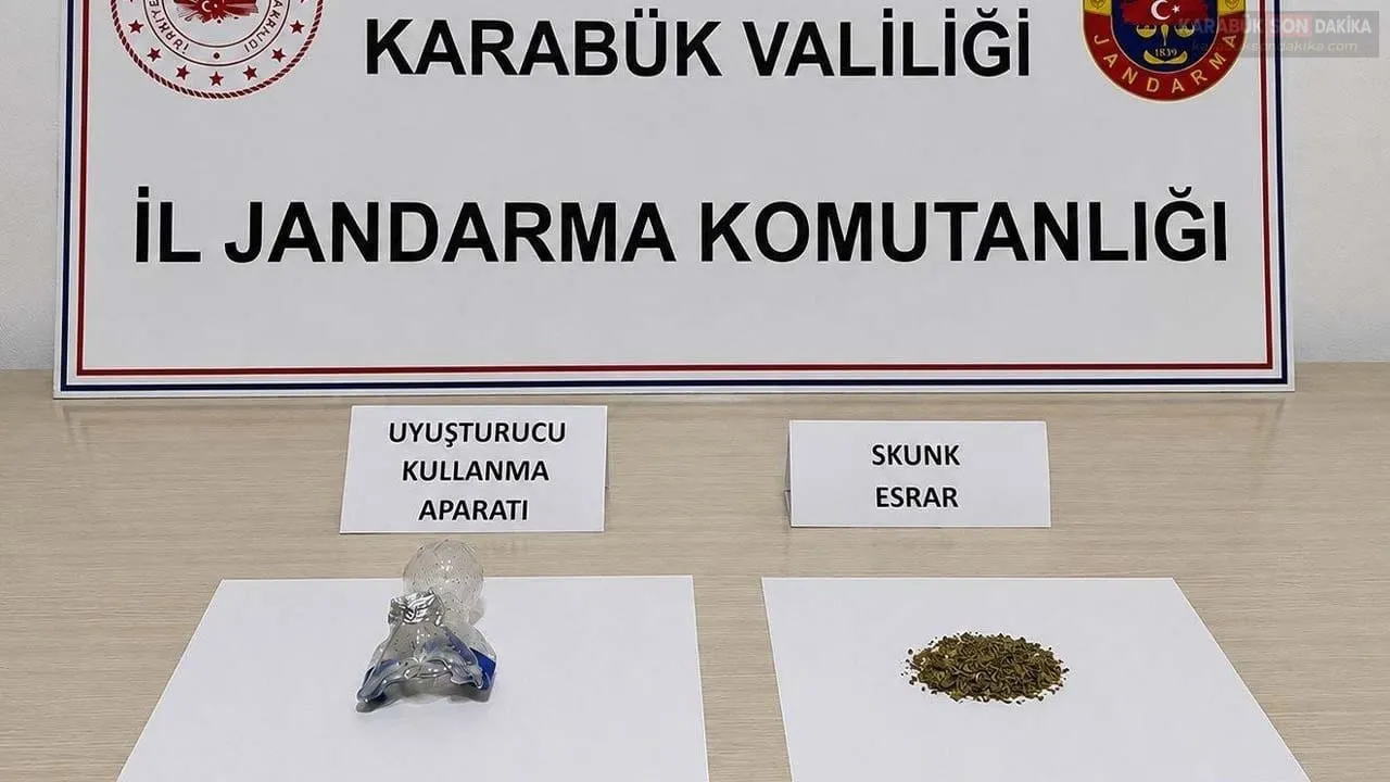 KARABÜK VE SAFRANBOLU’DA UYUŞTURUCU OPERASYONU: 7 GÖZALTI