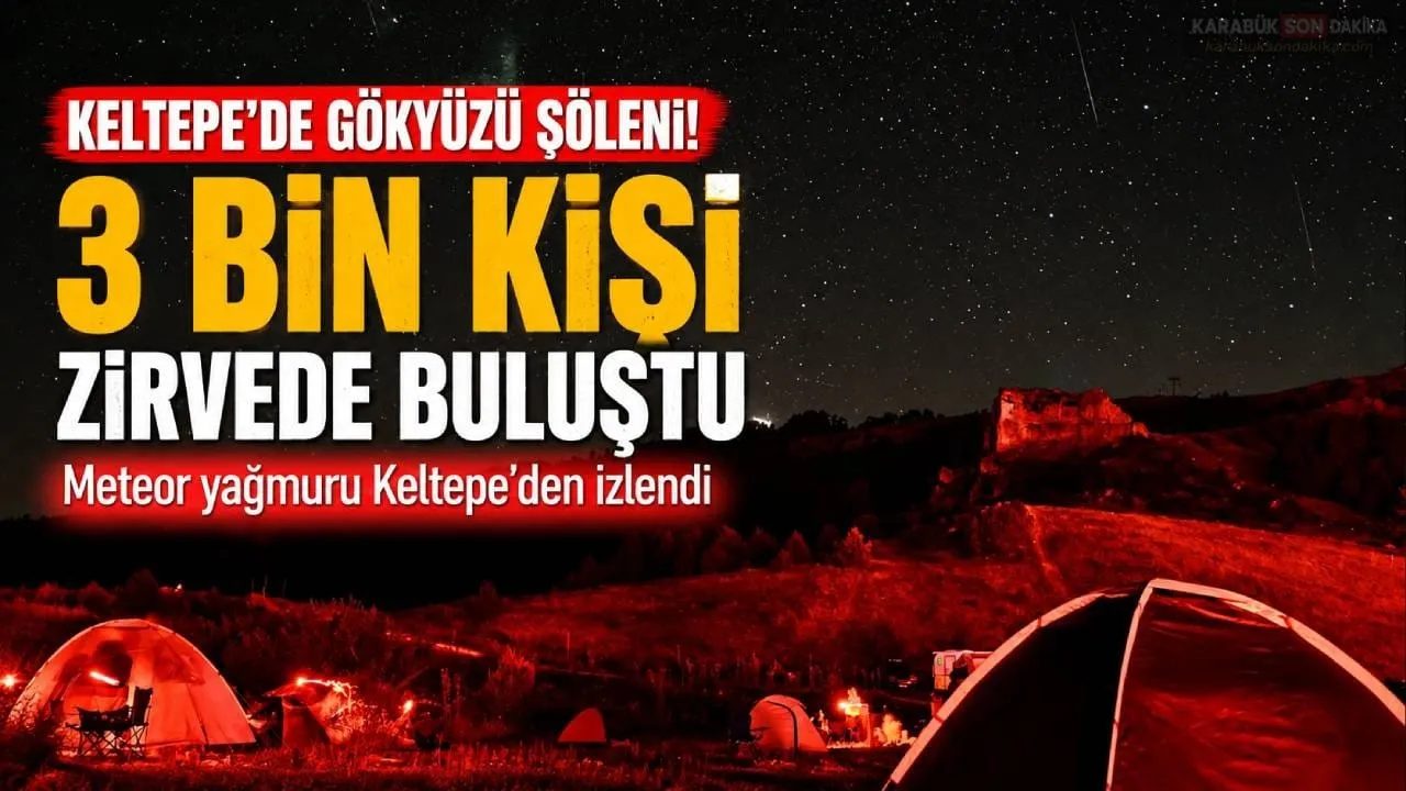 KELTEPE’DE GÖKYÜZÜ ŞÖLENİ! 3 BİN KİŞİ ZİRVEDE BULUŞTU