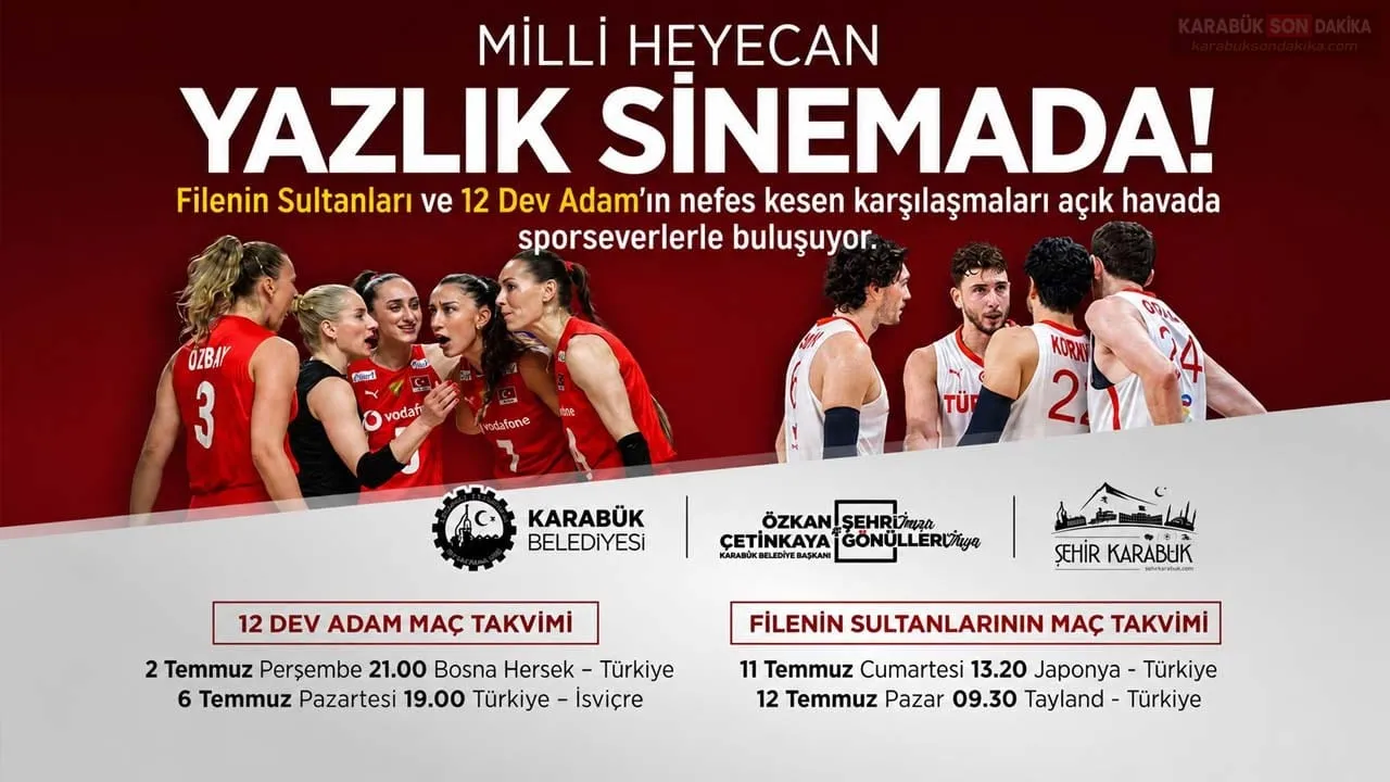MİLLİ MAÇLAR YENİŞEHİR YAZLIK SİNEMA’DA