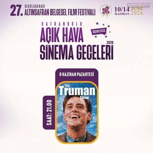 SAFRANBOLU’DA AÇIK HAVA SİNEMA GECELERİ BAŞLIYOR