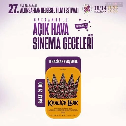 SAFRANBOLU’DA AÇIK HAVA SİNEMA GECELERİ BAŞLIYOR