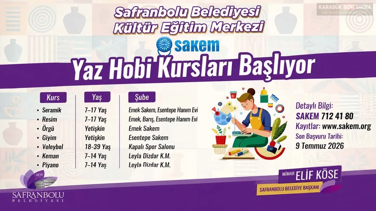 SAKEM YAZ KURSLARINA BAŞVURULAR BAŞLADI